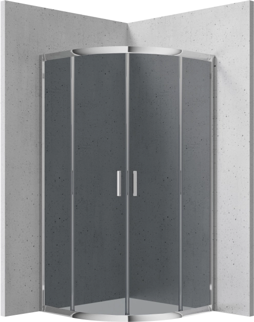 Zdjęcie: Kabina prysznicowa Funkia Evo półokrągła 90x90 cm DEANTE