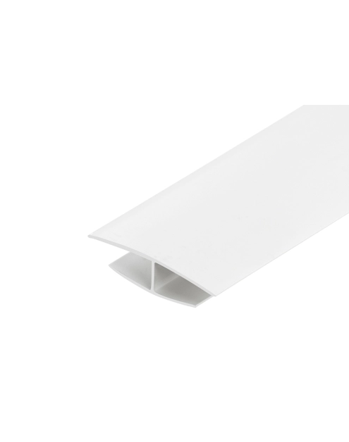 Zdjęcie: Listwa łącząca H do paneli ściennych PVC 3 m Biała CEZAR
