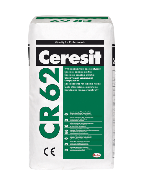 Zdjęcie: Tynk renowacyjny CR62 specjalny 20 kg CERESIT
