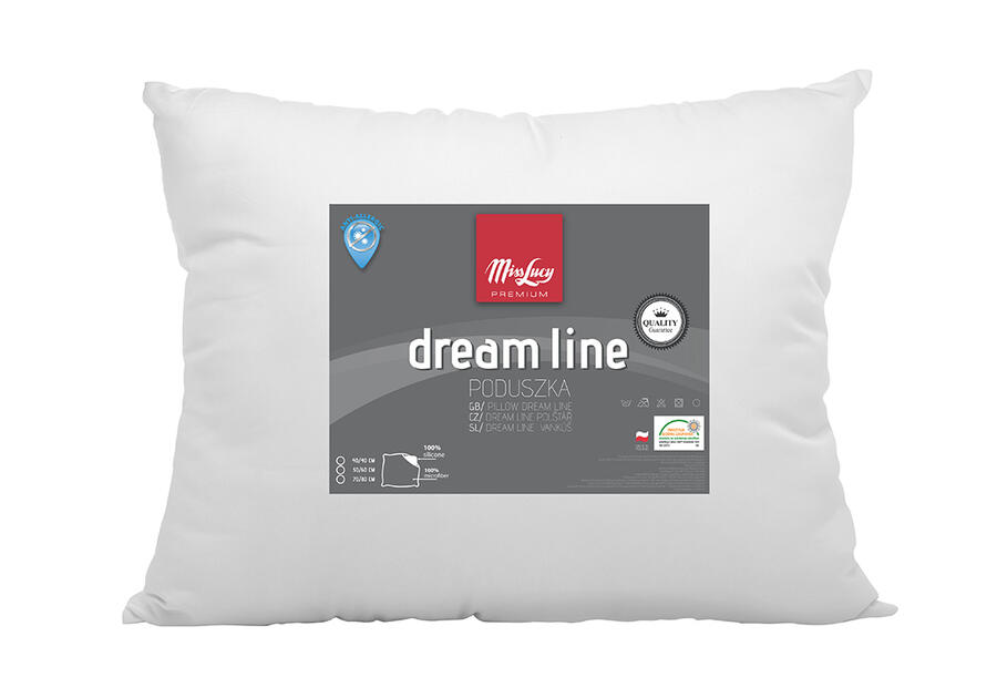 Zdjęcie: Poduszka silikonowa 50x60 cm Dream Line biała MISS LUCY