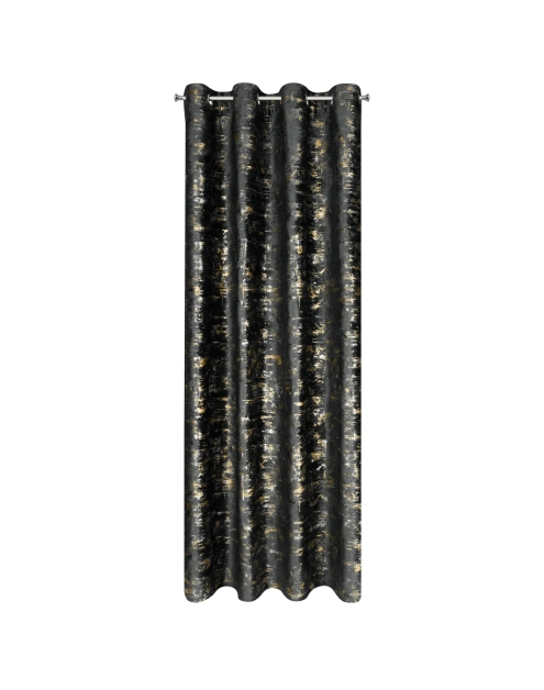Zdjęcie: Zasłona gotowa Tami 140 x 250 cm czarny EUROFIRANY