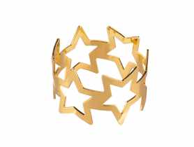 Obrączka do serwetki gwiazdki 4,5x3 cm ALTOMDESIGN