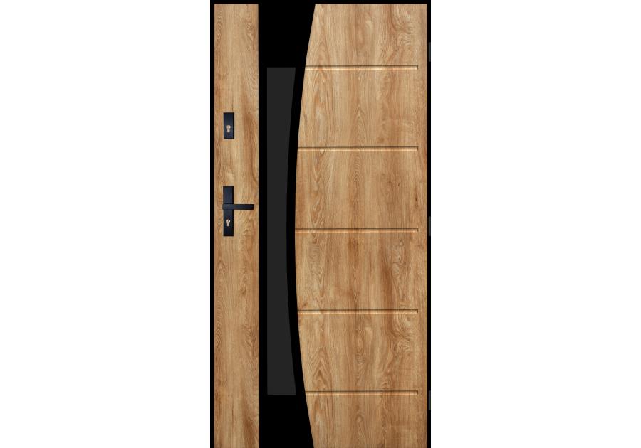 Zdjęcie: Drzwi zewnętrzne diuna dąb turner 100p komplet PANTOR