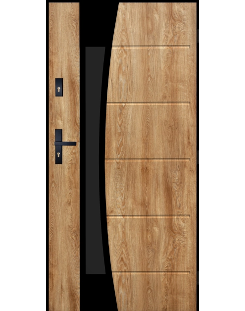 Zdjęcie: Drzwi zewnętrzne diuna dąb turner 100p komplet PANTOR
