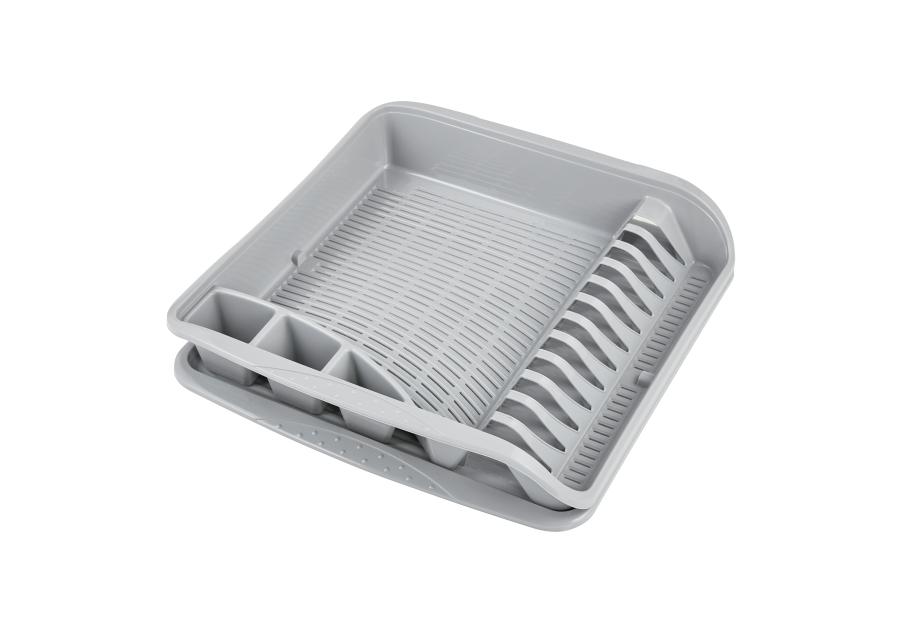 Zdjęcie: Odsączarka do naczyń z tacą dużą nordic grey KEEEPER