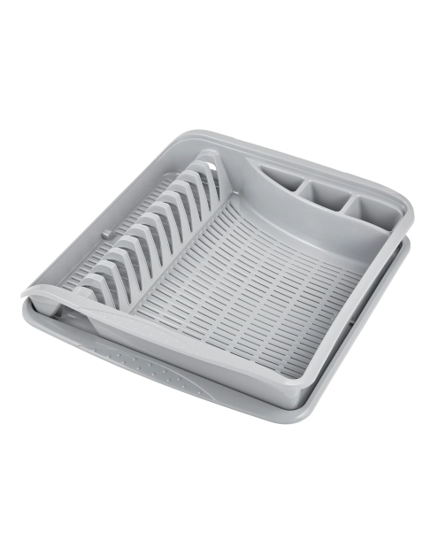 Zdjęcie: Odsączarka do naczyń z tacą dużą nordic grey KEEEPER