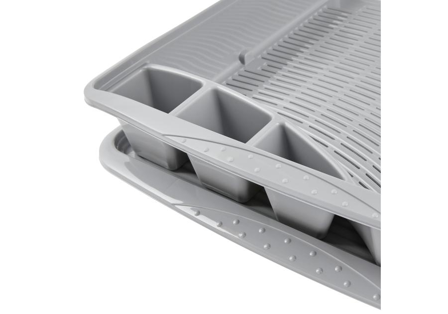 Zdjęcie: Odsączarka do naczyń z tacą dużą nordic grey KEEEPER