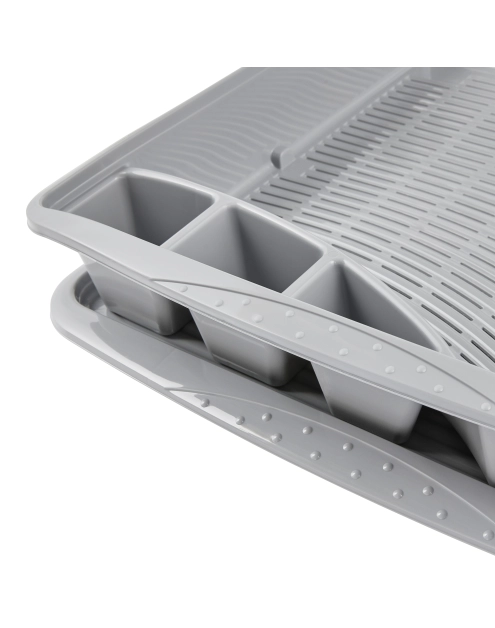 Zdjęcie: Odsączarka do naczyń z tacą dużą nordic grey KEEEPER