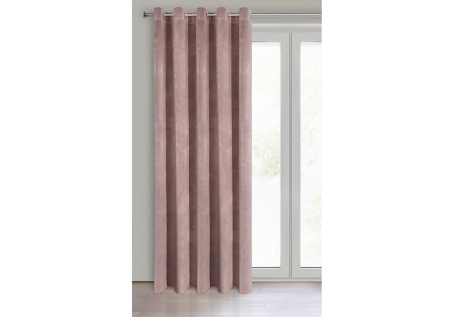 Zdjęcie: Zasłona gotowa Villa 140 x 250 cm pudrowy róż EUROFIRANY