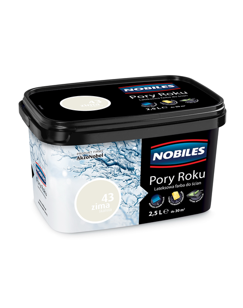 Zdjęcie: Farba lateksowa Pory Roku 2,5 L zima skalista NOBILES