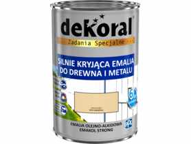 Emalia ftalowa Emakol Strong kremowy 0,9 L DEKORAL