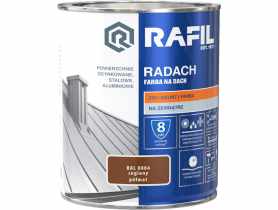 Farba na dach Radach ceglany RAL8004 0,75L RAFIL
