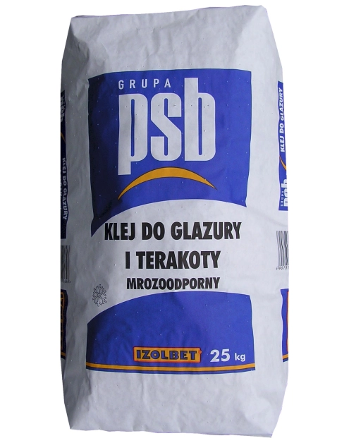 Zdjęcie: Klej do glazury i terakoty mrozoodporny 25 kg PF04 PSB IZOLBET