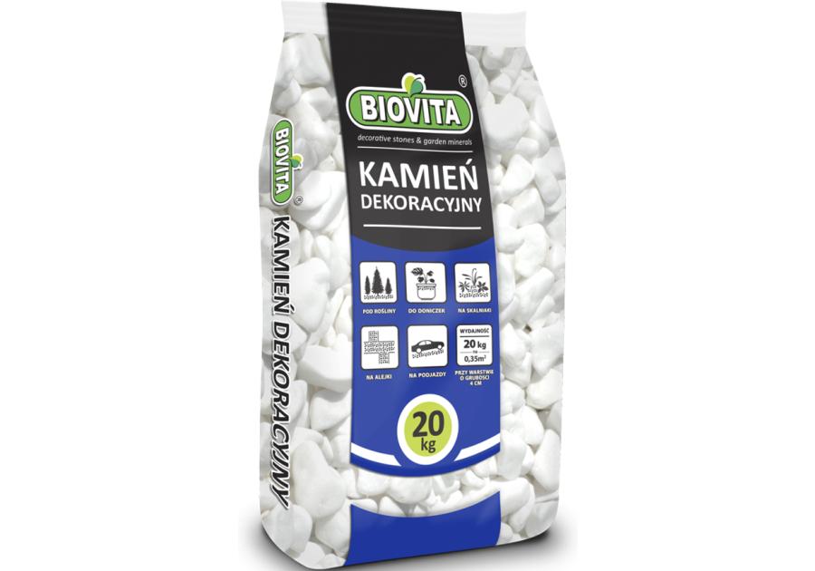 Zdjęcie: Otoczak Extra White Thassos 30-60mm 20 Kg BIOVITA
