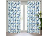 Zdjęcie: Zasłona gotowa Larysa 140x250 cm niebieski EUROFIRANY