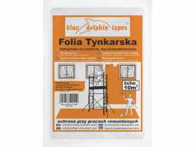 Folia tynkarska 2x5 m BLUE DOLPHIN