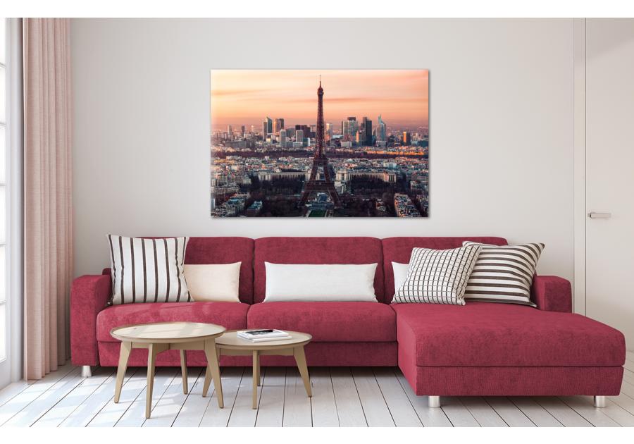 Zdjęcie: Obraz Glasspik Destination 80x120 cm Ex385 Eiffel Tower STYLER
