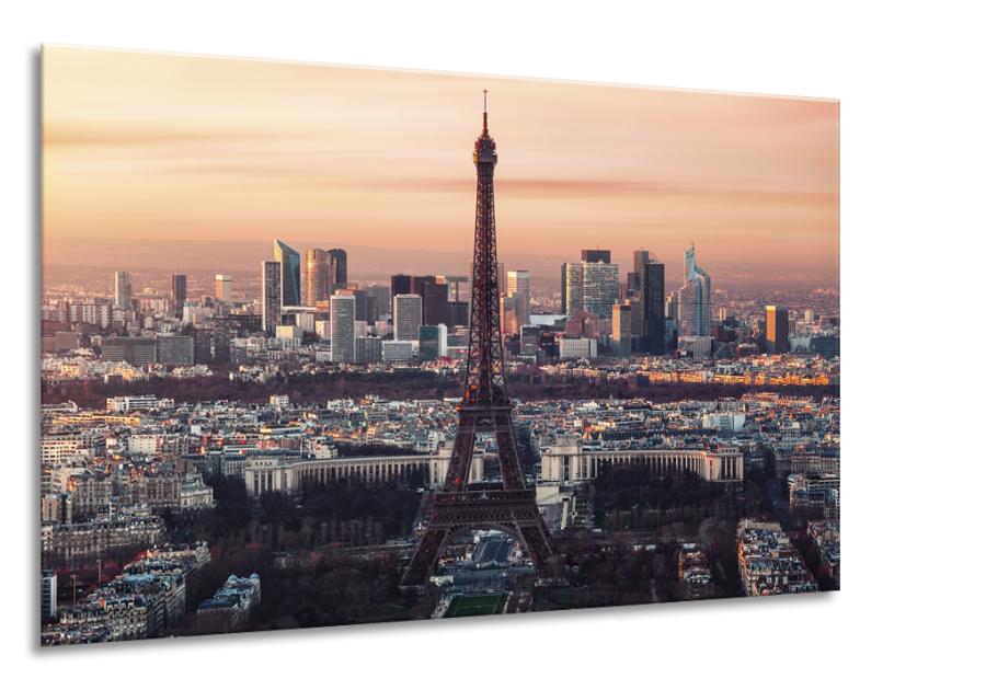 Zdjęcie: Obraz Glasspik Destination 80x120 cm Ex385 Eiffel Tower STYLER