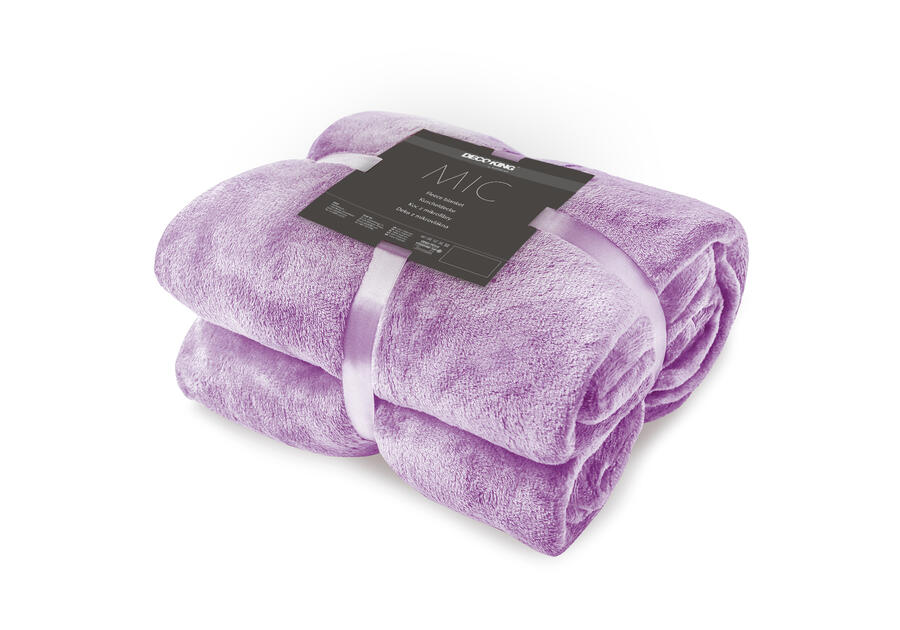 Zdjęcie: Koc Mic lila 70x150 cm DECOKING