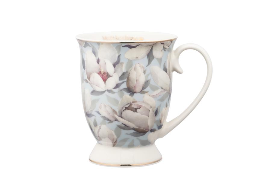 Zdjęcie: Kubek Magnolia błękitna na stopce 320 ml dekoracja Moja kochana ALTOM DESIGN