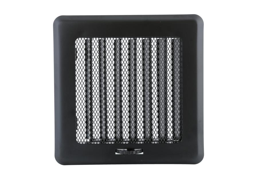 Zdjęcie: Kratka osłonowa z żaluzją KRLz14-ML-CZ light czarna DARCO