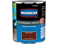 Zdjęcie: Emalia ftalowa półpołysk brązowy Ftalonal 0,7 L NOBILES