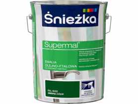 Emalia Supermal zielony RAL6002 5L ŚNIEŻKA