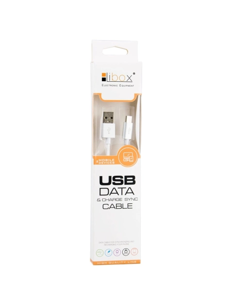 Zdjęcie: Kabel USB-Lightning Iphone 1 m LB0097 LIBOX