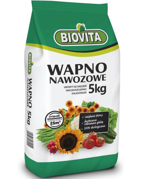 Zdjęcie: Wapno nawozowe 5 kg BIOVITA