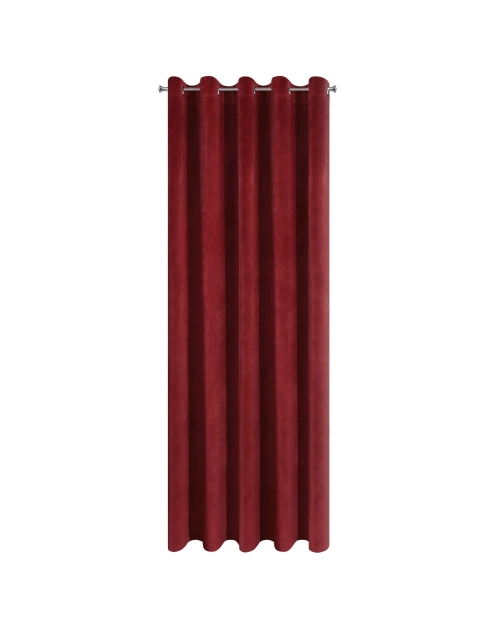 Zdjęcie: Zasłona gotowa Villa 140x250 cm ciemnobordowy EUROFIRANY