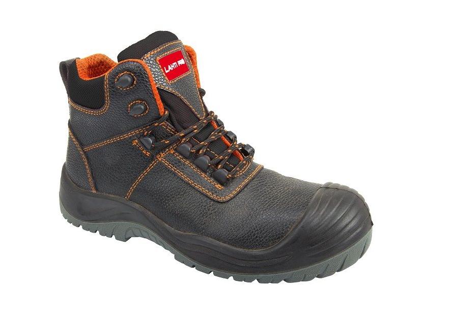 Zdjęcie: Trzewiki ochronne męskie skóra 41 SRA LAHTI PRO