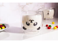 Zdjęcie: Szklanka termiczna 260 ml dekoracja panda color box Andrea kids ALTOMDESIGN