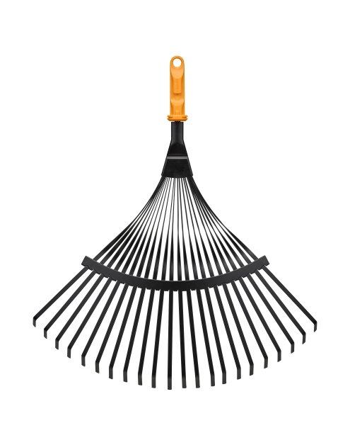 Zdjęcie: Grabie metalowe do liści wachlarzowe, głowica One Click FISKARS