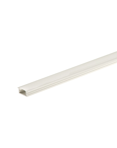 Zdjęcie: Kształtownik z kołnierzem do taśmy LED 14x7 mm - 1 m osłonka mleczna CEZAR