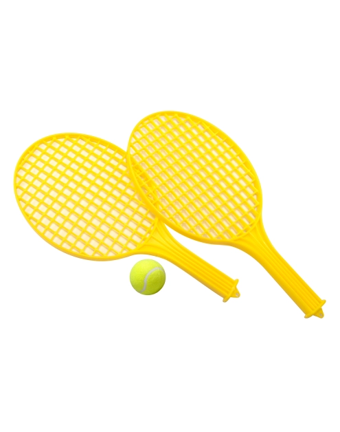 Zdjęcie: Zestaw plastikowych rakietek do tenisa z piłką POLGAR