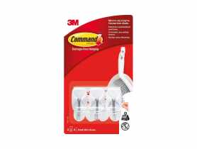 Haczyki z metalowym uchwytem 3 szt. COMMAND