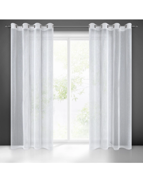 Zdjęcie: Firana gotowa Ida 140x250 cm biały EUROFIRANY