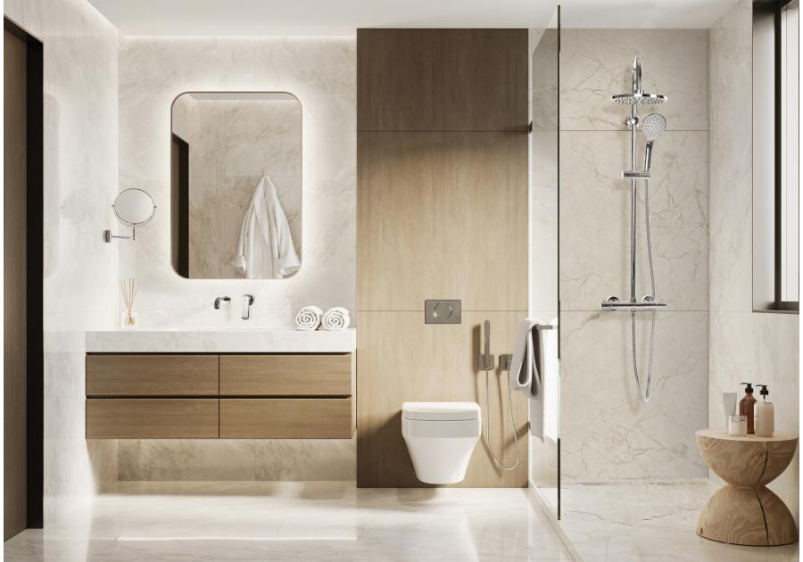 Zdjęcie: Deszczownia Esla chrom INVENA