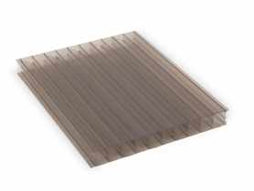 Płyta poliwęglan komorowy x-lite 210x200 cm 16 mm brąz SCALA