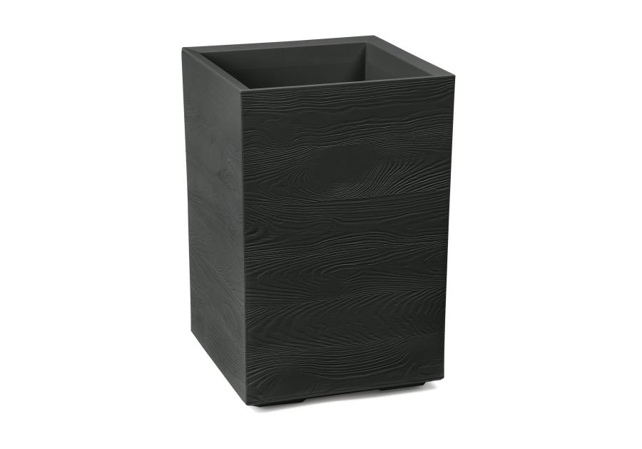Zdjęcie: Kwietnik Karo 400x400x600 mm deska recycled, czarny LAMELA