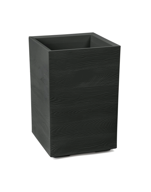 Zdjęcie: Kwietnik Karo 400x400x600 mm deska recycled, czarny LAMELA