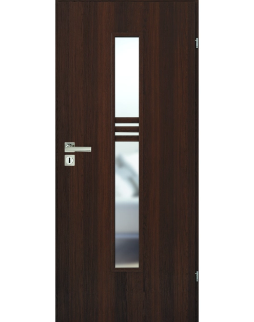 Zdjęcie: Drzwi wewnętrzne Albero 03 Orzech Rustykalny 70 cm prawe KR CENTER