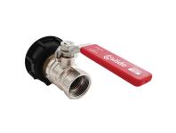 Zdjęcie: Korek 55/60 z zaworem kulowy w/z 1", do zbiornika 1000l ibc CALIDO