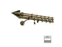Zdjęcie: Karnisz podwójny Zeus fi 25 mm - 400 cm avanti nikiel KARWEL