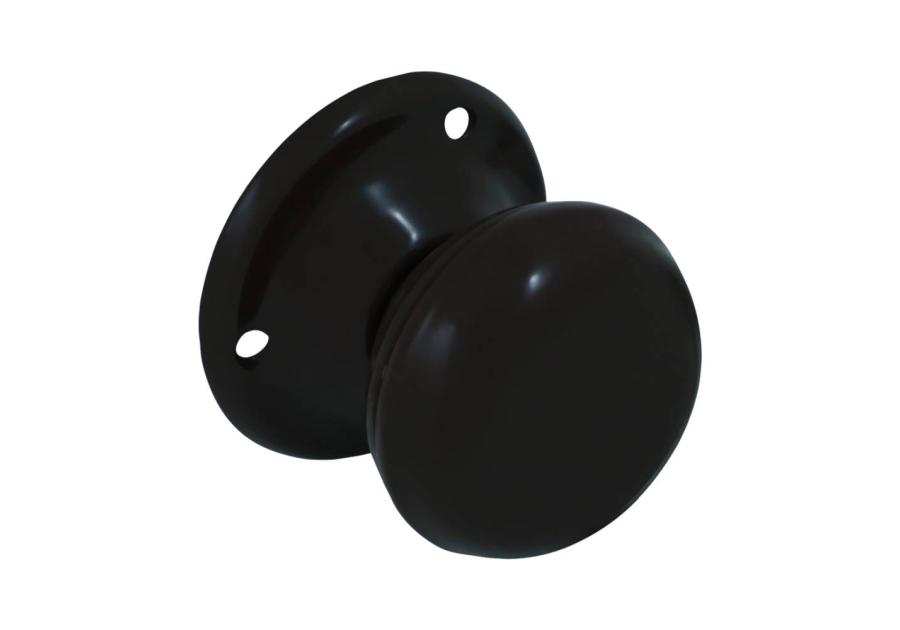 Zdjęcie: Gałka drzwiowa stalowa OR czarna METRO