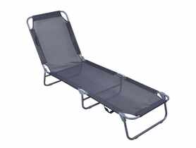 Łóżko plażowe Textiliene grafitowe OŁER