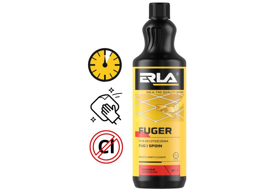 Zdjęcie: Środek do gruntownego czyszczenia fug i spoin Fuger 1 L ERLA