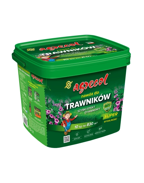 Zdjęcie: Nawóz do trawników szybki efekt dywanowy 10 kg AGRECOL