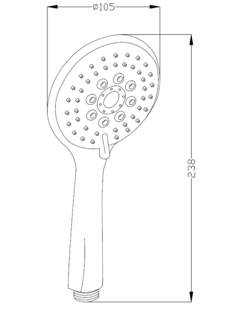 Zdjęcie: Słuchawka natryskowa Larisa biały INVENA