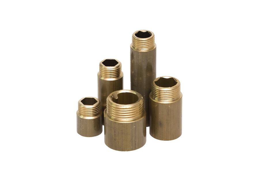 Zdjęcie: Przedłużka 1/2 x 100 mm mosiądz TYCNER